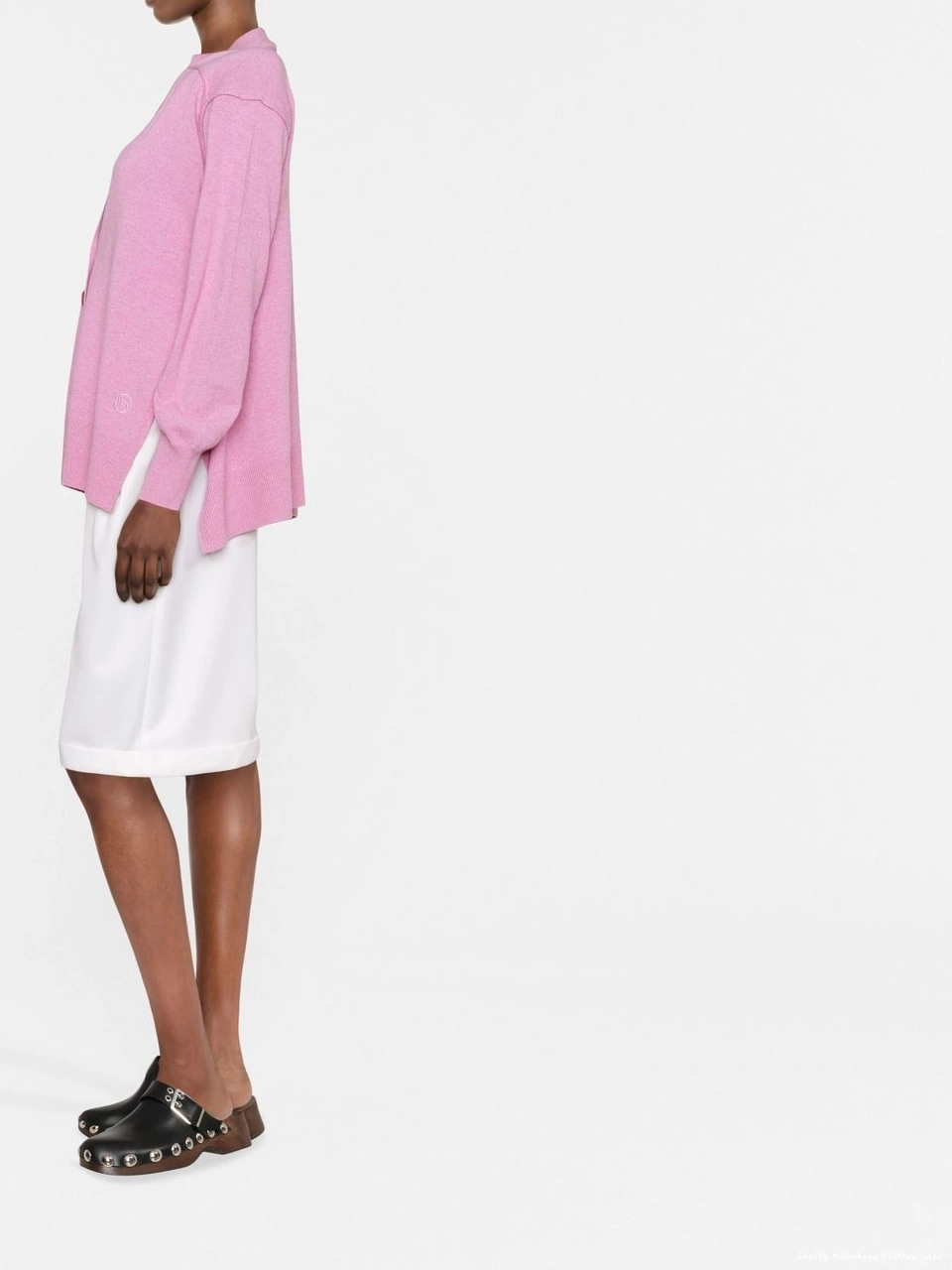 Cheap Women oversized McCartney cardigan Stella notched-detail 0819
